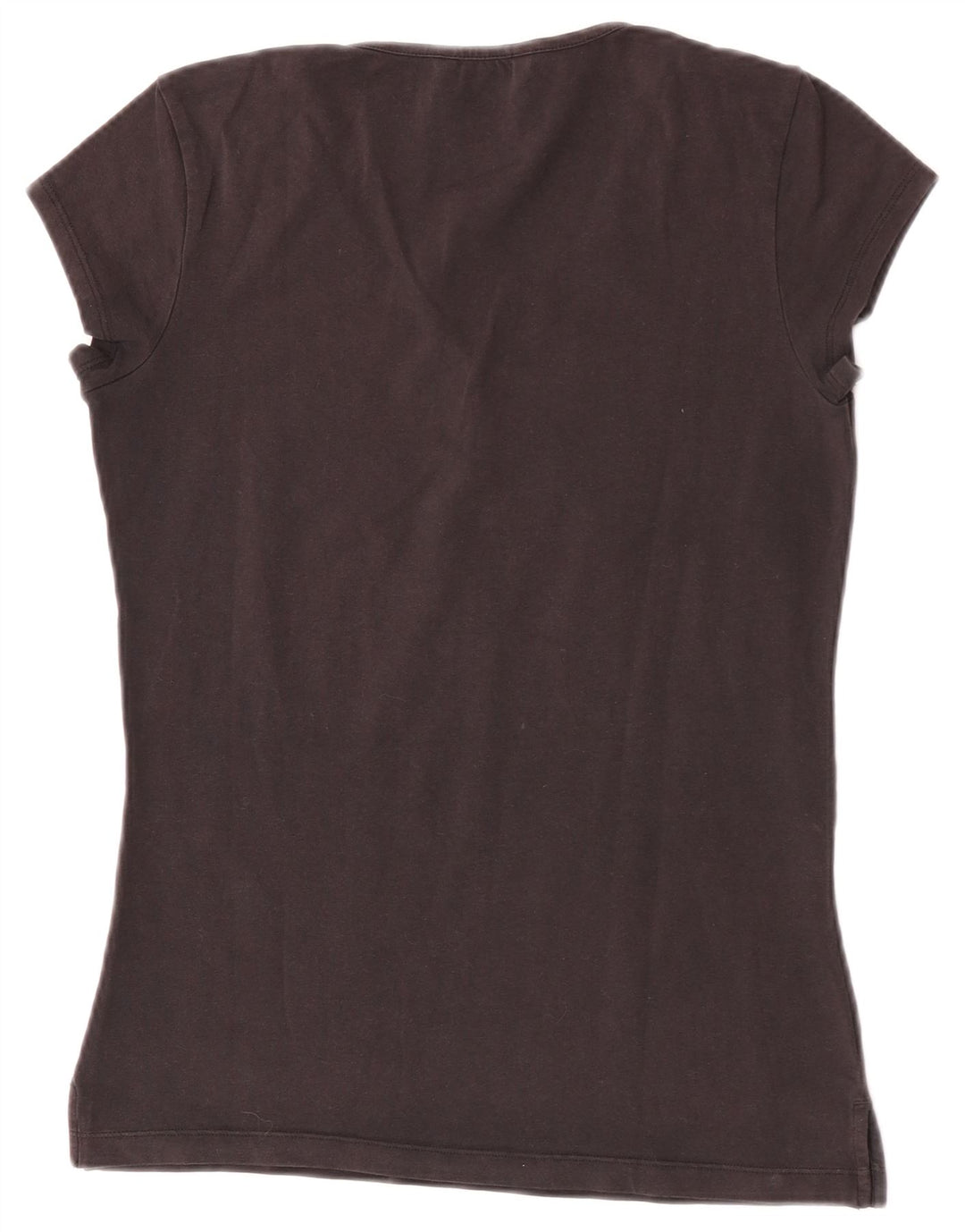 Adidas Womens T-Shirt Top UK 14 Medium Black