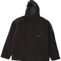 Nike Mens Graphic Hooded Padded Jacket UK 42/44 Large Black Polyester