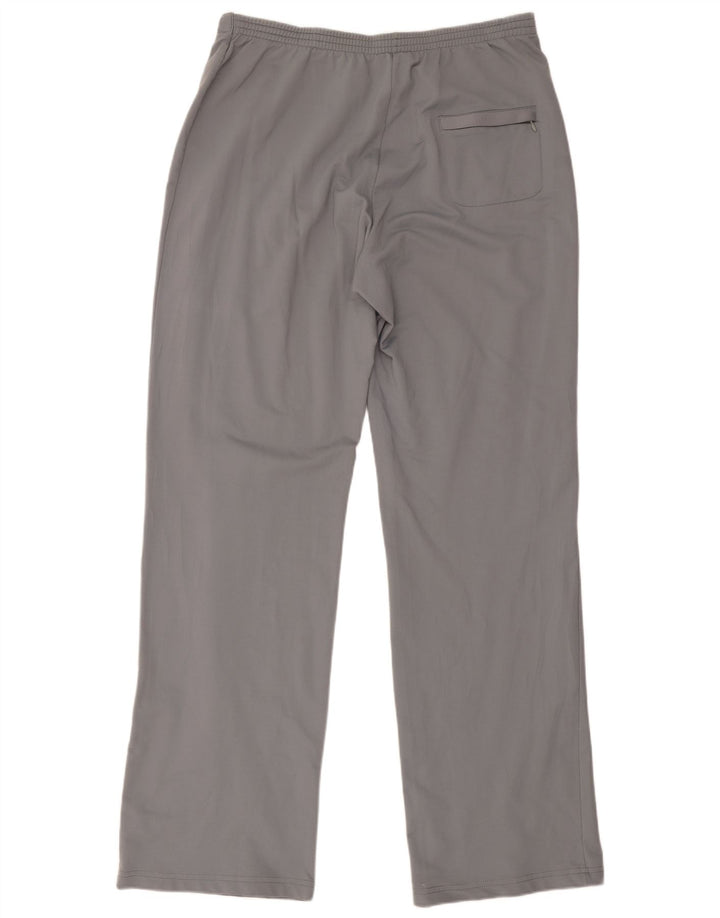 Champion Womens Tracksuit Trousers UK 14 Large Grey Polyamide