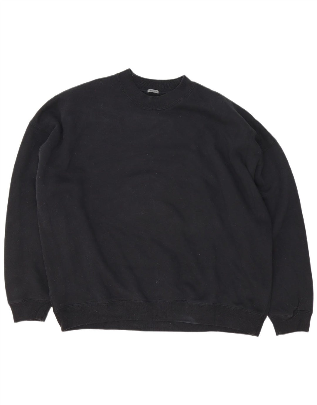 Abercrombie & Fitch Mens Oversized Sweatshirt Jumper XL Black Cotton