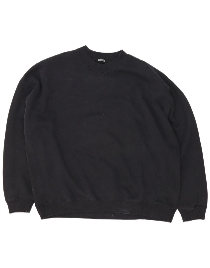 Abercrombie & Fitch Mens Oversized Sweatshirt Jumper XL Black Cotton