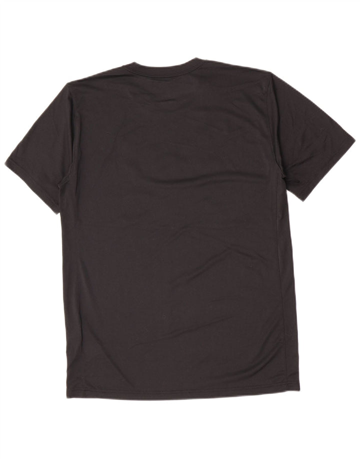 Nike Mens Dri Fit Graphic T-Shirt Top Medium Black Polyester