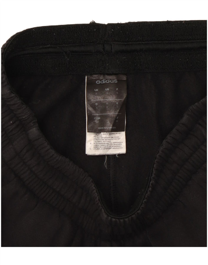 ADIDAS Womens Tracksuit Trousers UK 8 Small  Black Cotton