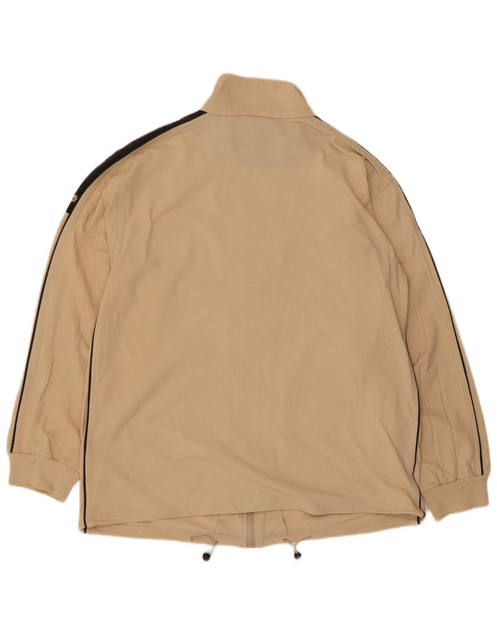 Lotto Mens Tracksuit Top Jacket XL Beige Colourblock