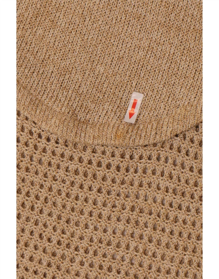 Roisin McCarthy Womens Knit Maxi Skirt Medium W30 Beige Cotton