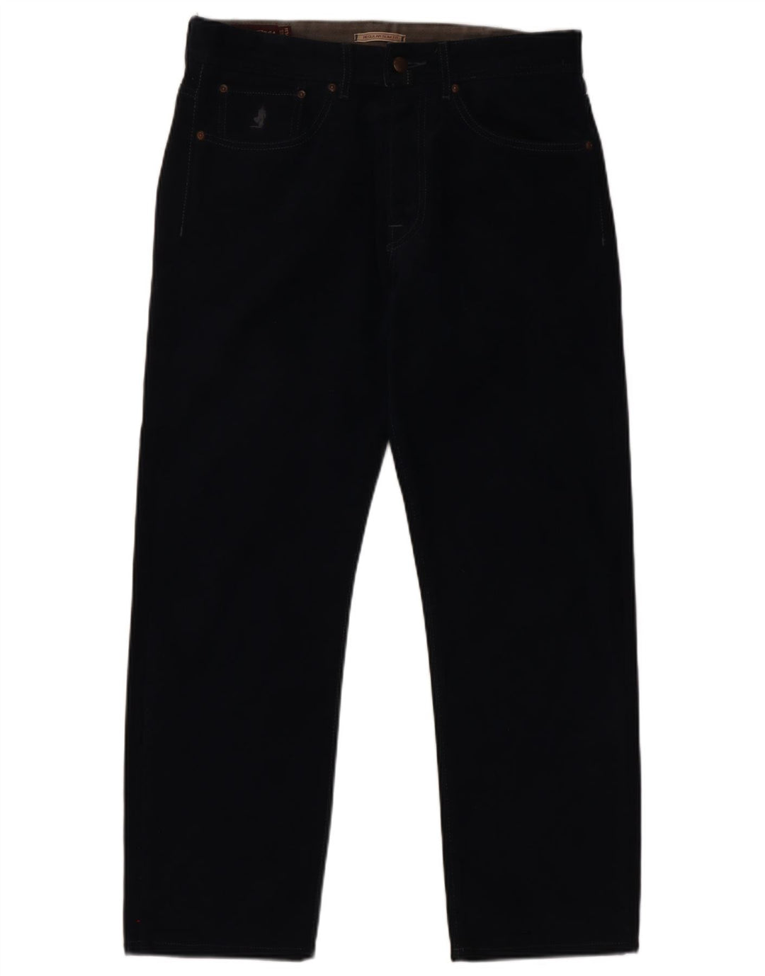 MARLBORO CLASSICS Mens Regular Fit Casual Trousers W32 L28 Navy Blue