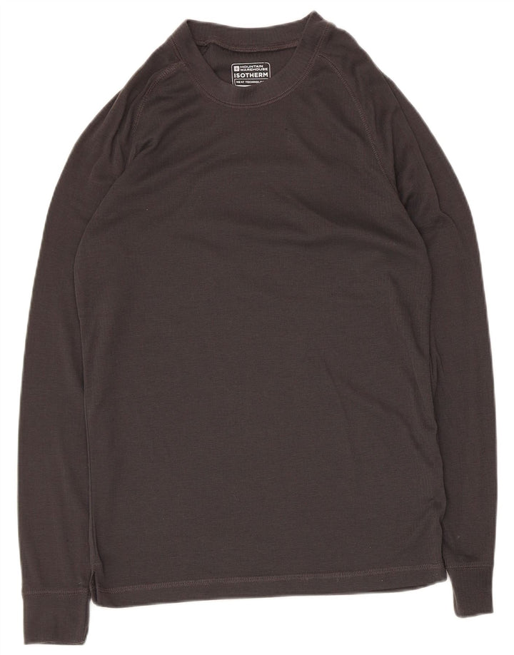Mountain Warehouse Mens Top Long Sleeve Small Grey Polyester