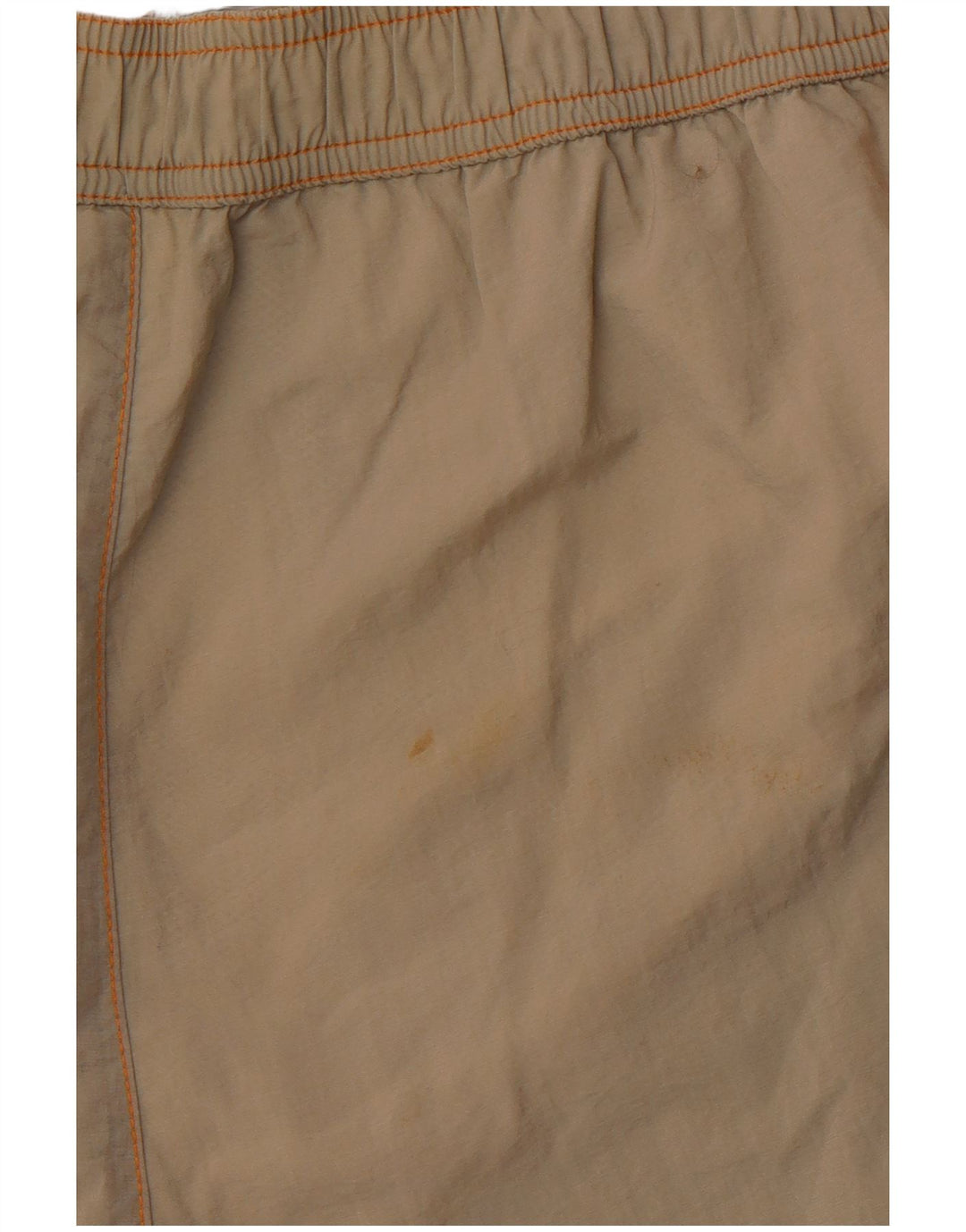 CHAMPION Mens Graphic Swimming Shorts Large Khaki Colourblock Polyamide