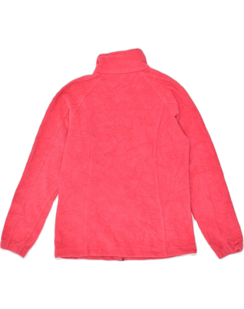 COLUMBIA Womens Fleece Jacket UK 14 Large Pink Polyester | Vintage Columbia | Thrift | Second-Hand Columbia | Used Clothing | Messina Hembry 