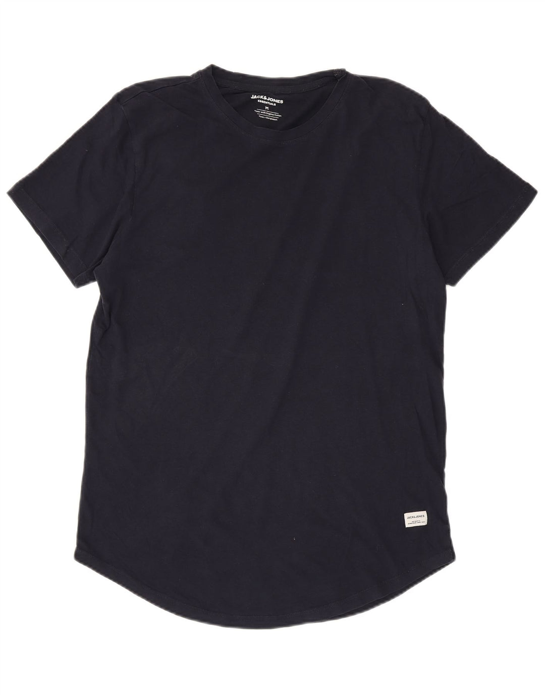 Jack & Jones Mens T-Shirt Top Medium Navy Blue