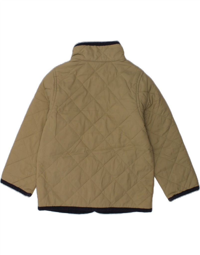 BENETTON Baby Boys Quilted Jacket 18-24 Months Beige Nylon | Vintage Benetton | Thrift | Second-Hand Benetton | Used Clothing | Messina Hembry 