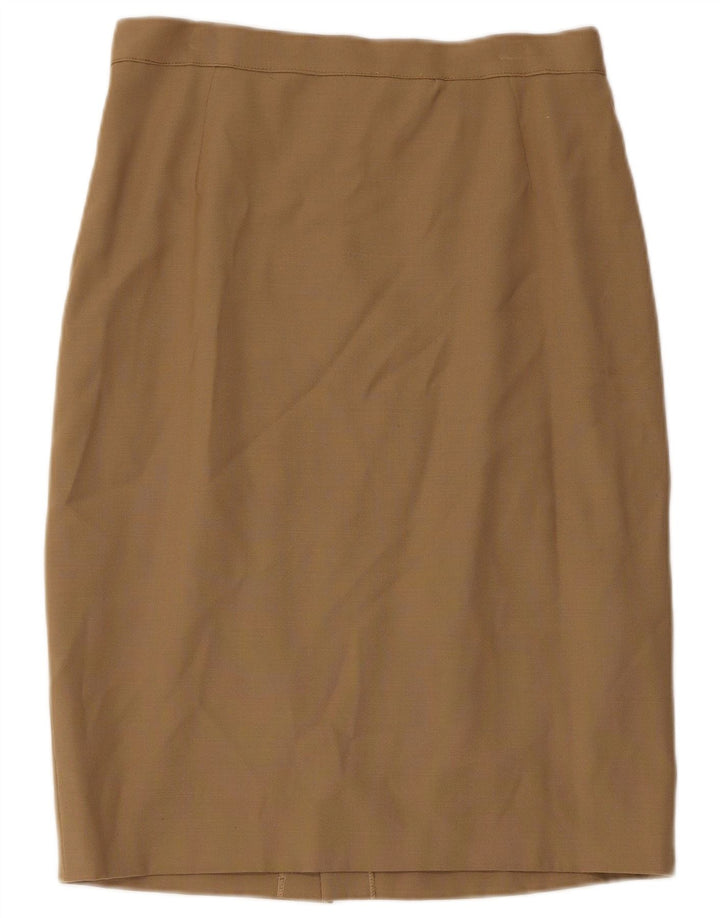 Vintage Womens Double Breasted 2 Piece Skirt Set IT 44 Medium W30 Brown