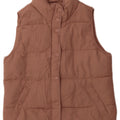 J. CREW Womens Padded Gilet UK 10 Small Pink Polyester