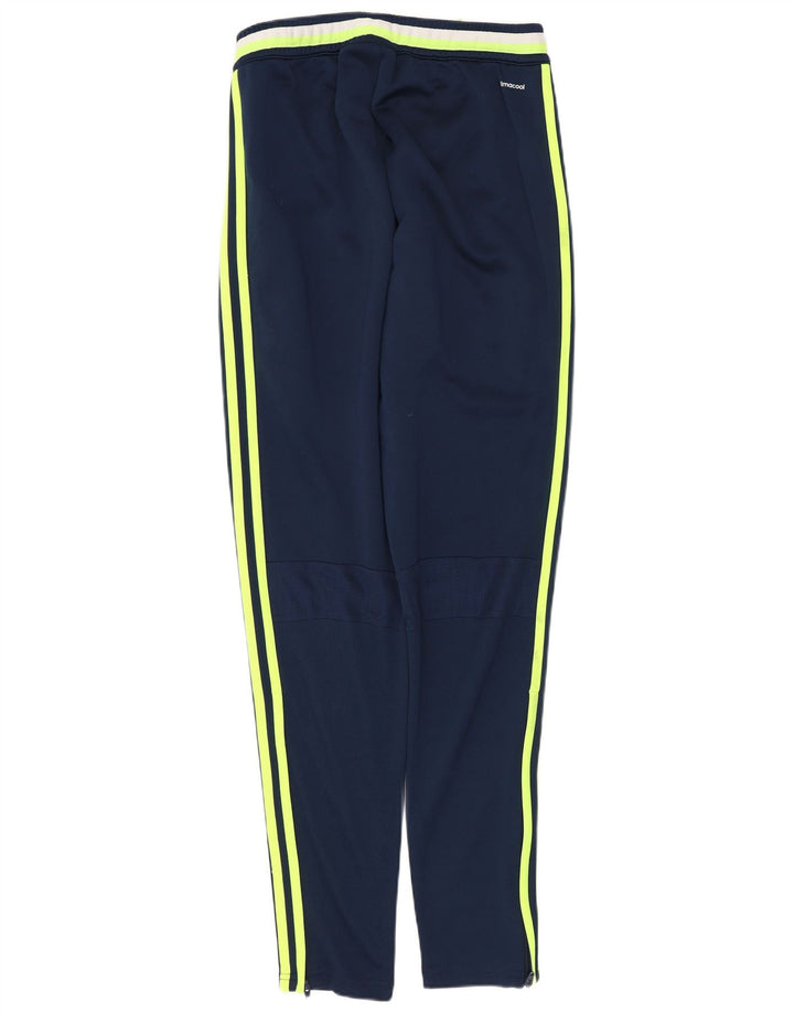 ADIDAS Mens Climacool Tracksuit Trousers XS  Navy Blue Polyester