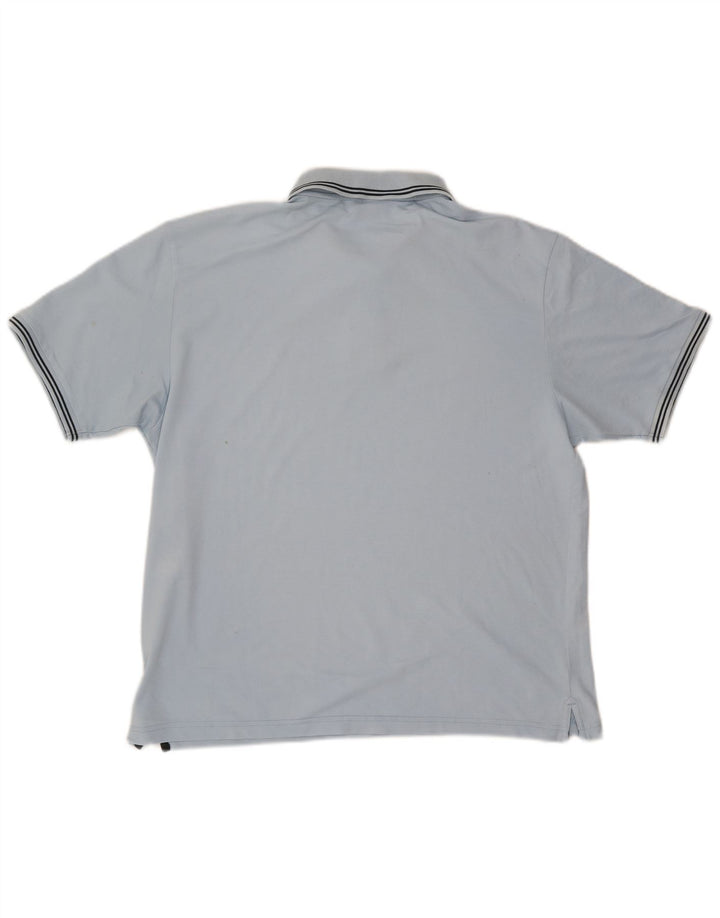 Champion Mens Polo Shirt XL Blue Cotton