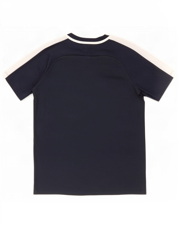 Nike Boys T-Shirt Top 13-14 Years XL Navy Blue Colourblock Polyester