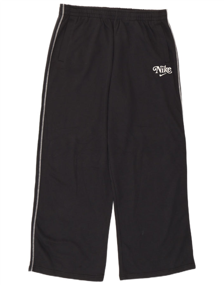 Nike Womens Tracksuit Trousers UK 14 Large  Black Cotton