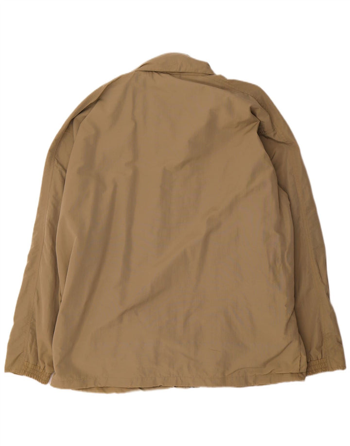Diadora Mens Rain Jacket UK 42 XL Khaki Polyamide