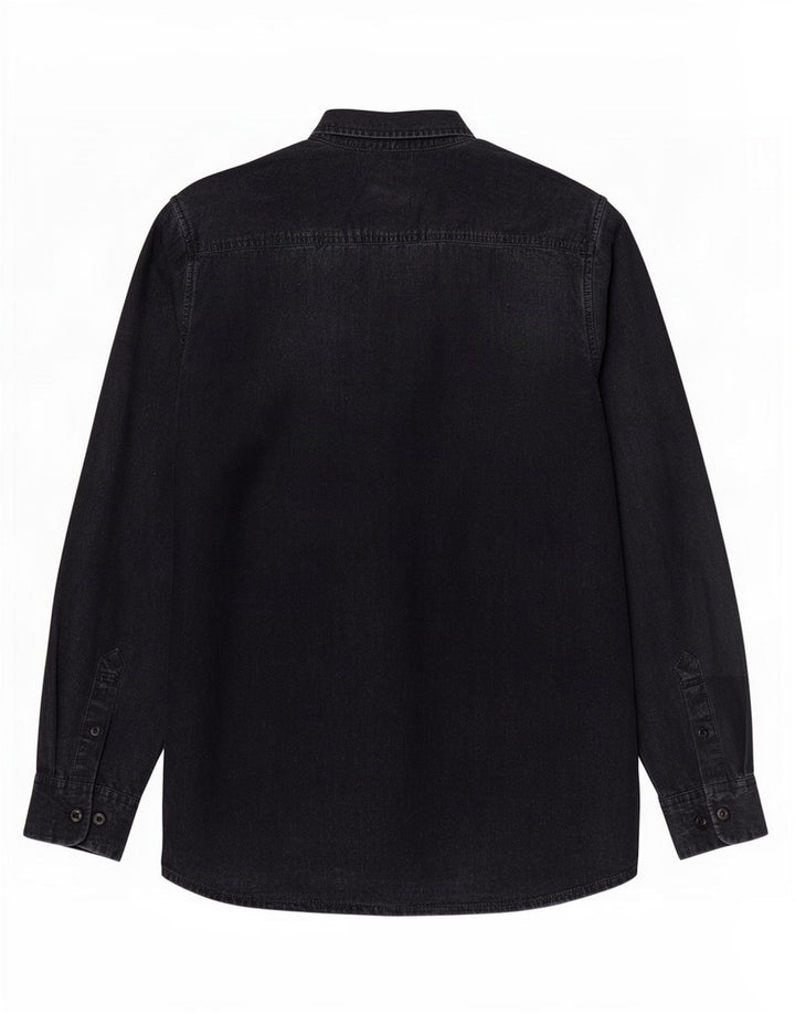 Vans Mens Shirt Medium Black Cotton