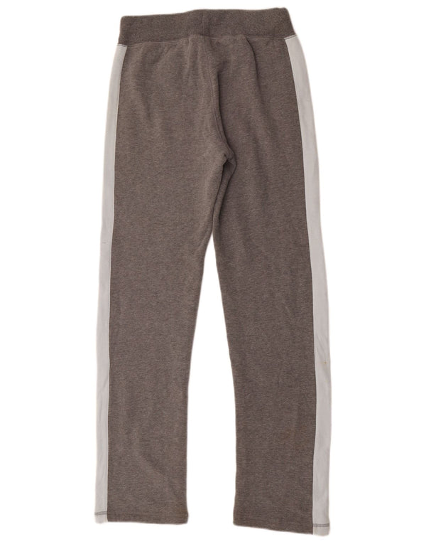 Animal Womens Tracksuit Trousers UK 6 XS Grey Colourblock Cotton