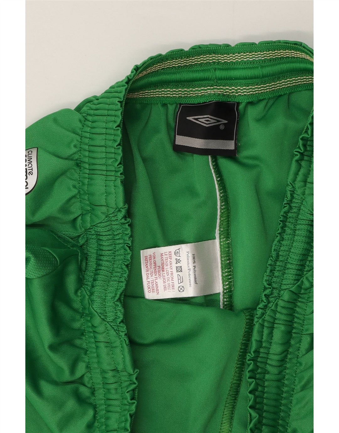 Umbro Mens Sport Shorts Large  Green Polyester