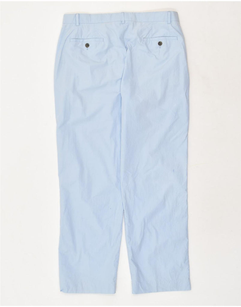 J. CREW Womens Straight Chino Trousers W34 L30 Blue Cotton | Vintage J. Crew | Thrift | Second-Hand J. Crew | Used Clothing | Messina Hembry 