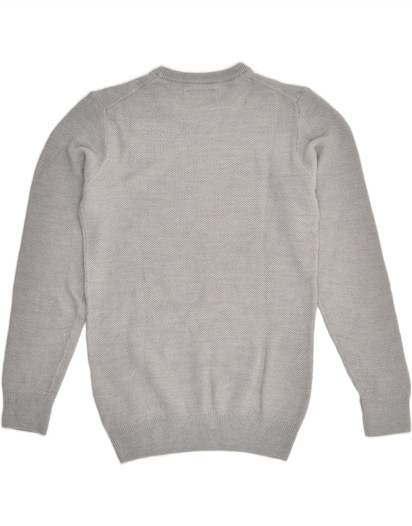 MARLBORO CLASSICS Mens Crew Neck Jumper Sweater Medium Grey Wool | Vintage Marlboro Classics | Thrift | Second-Hand Marlboro Classics | Used Clothing | Messina Hembry 