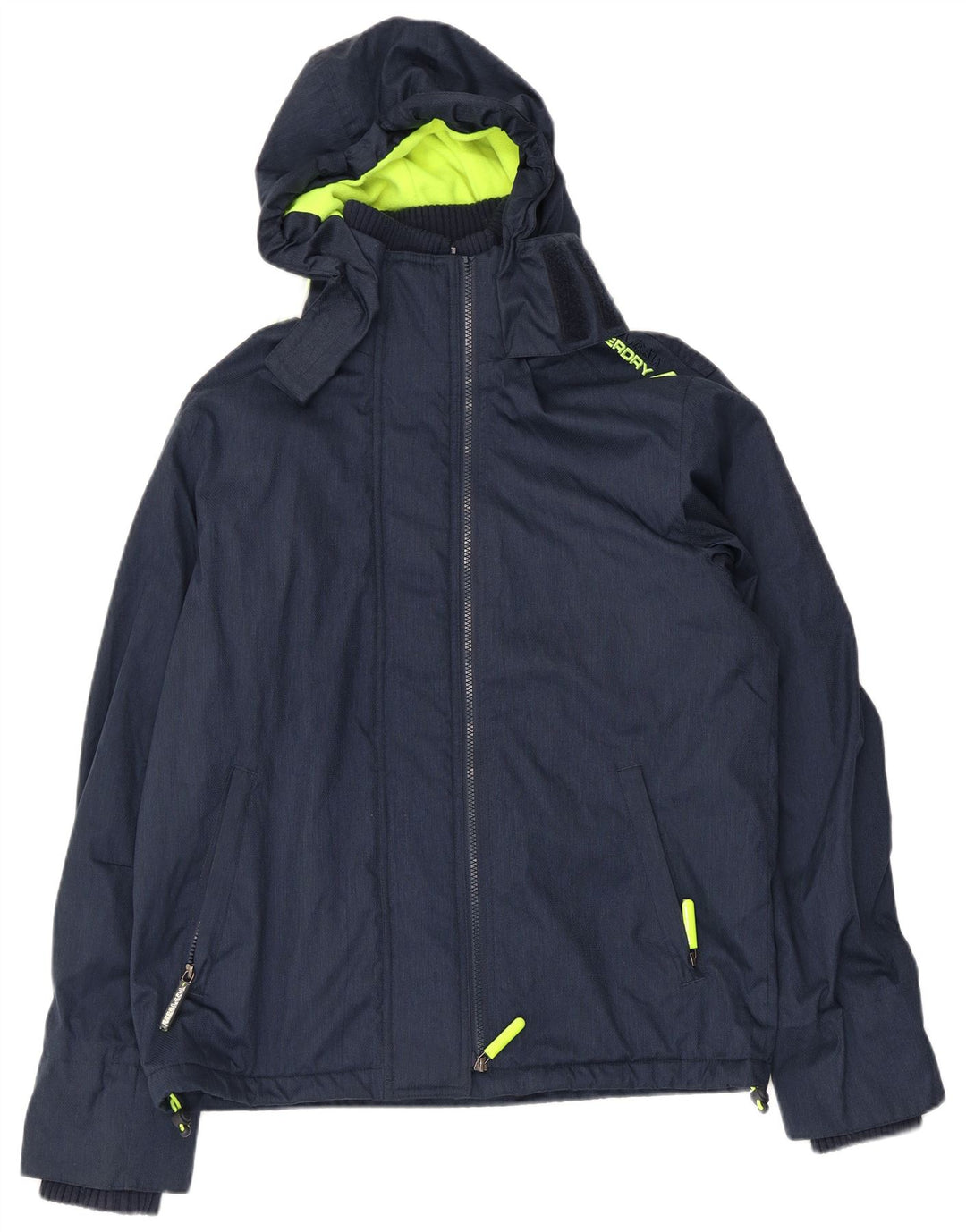 Superdry Mens Graphic Windbreaker Jacket UK 40 Large Navy Blue