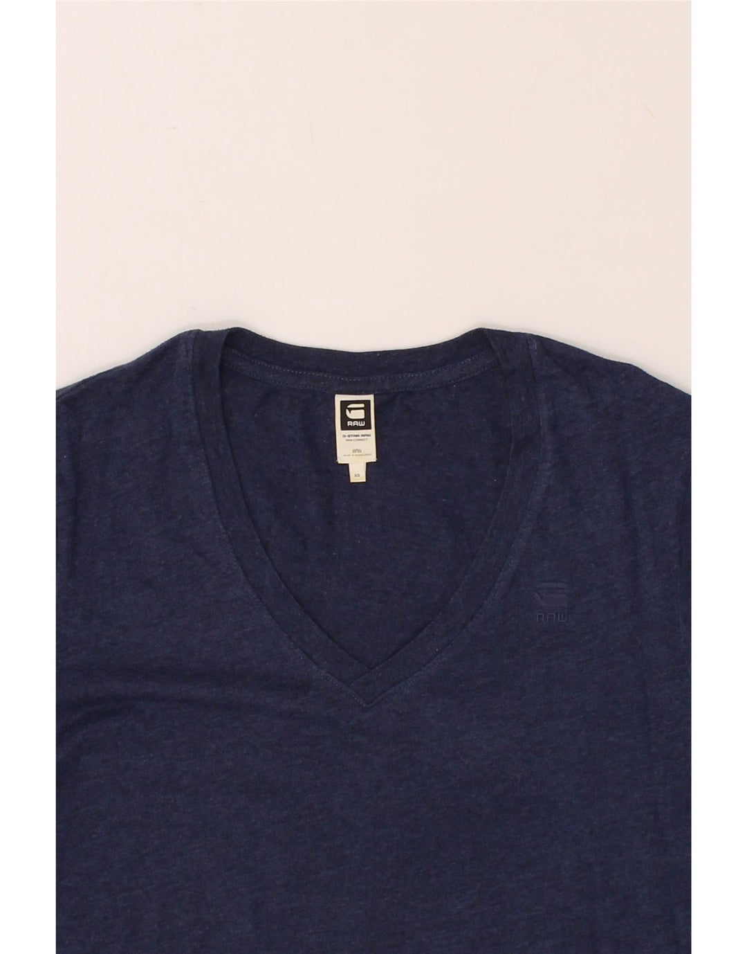 G-STAR Mens T-Shirt Top XS Navy Blue Cotton Vintage G-Star and Second-Hand G-Star from Messina Hembry 