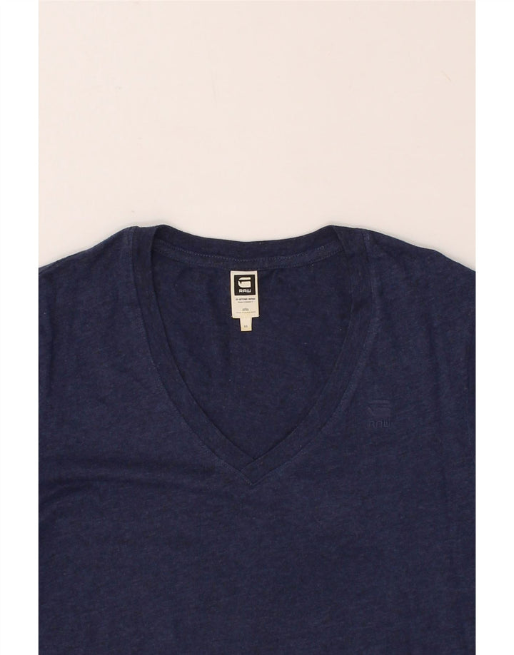 G-STAR Mens T-Shirt Top XS Navy Blue Cotton Vintage G-Star and Second-Hand G-Star from Messina Hembry 