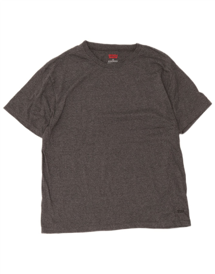 Levi's Mens T-Shirt Top UK 42/44 Large Grey Cotton