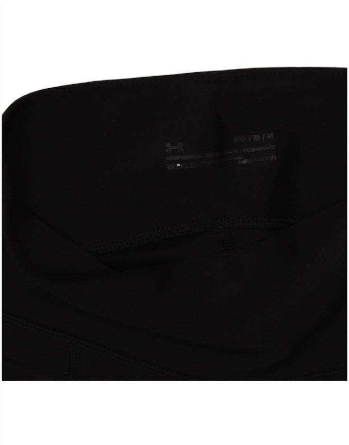 Under Armour Womens Heat Gear Capri Leggings UK 12 Medium  Black