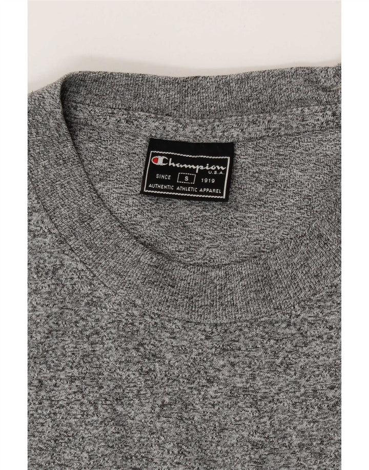 Champion Mens T-Shirt Top Small Grey Flecked