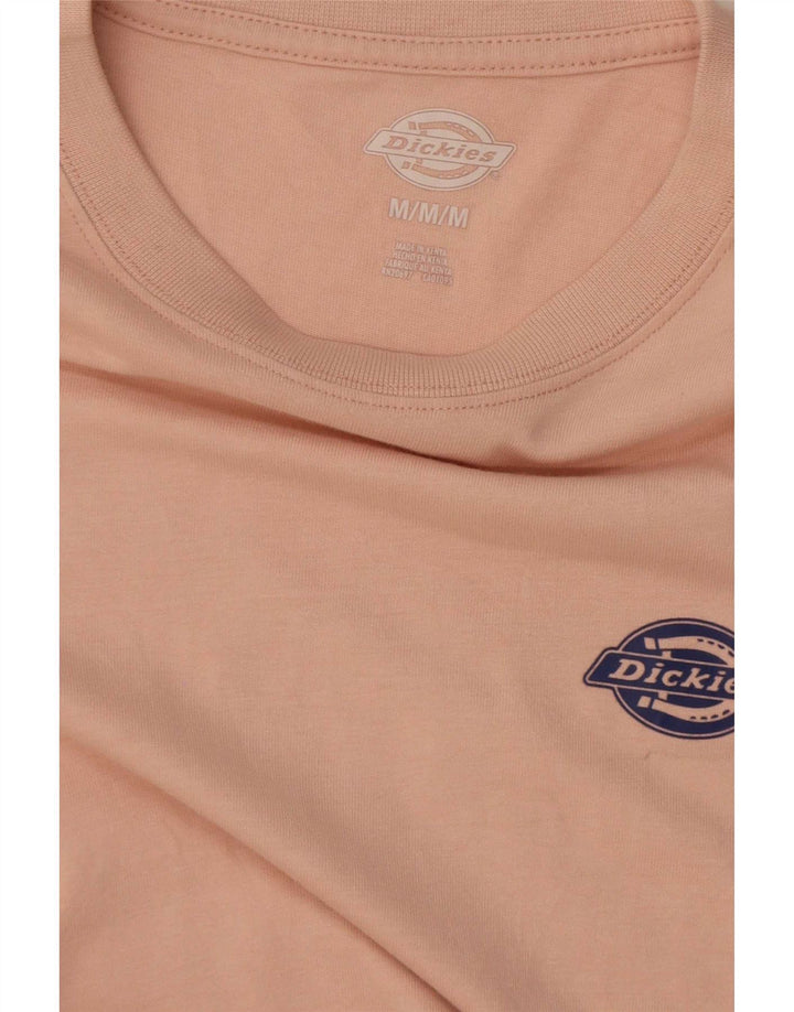 Dickies Womens Graphic Top Long Sleeve UK 12 Medium Pink