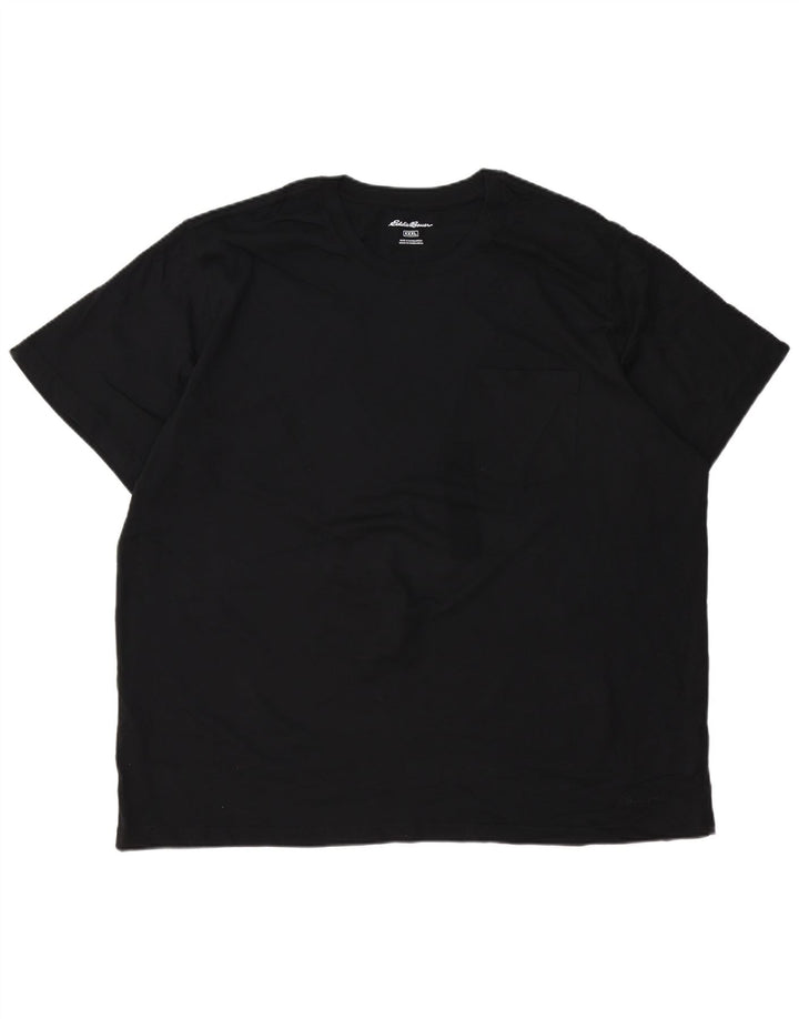 EDDIE BAUER Mens T-Shirt Top 3XL Black Cotton