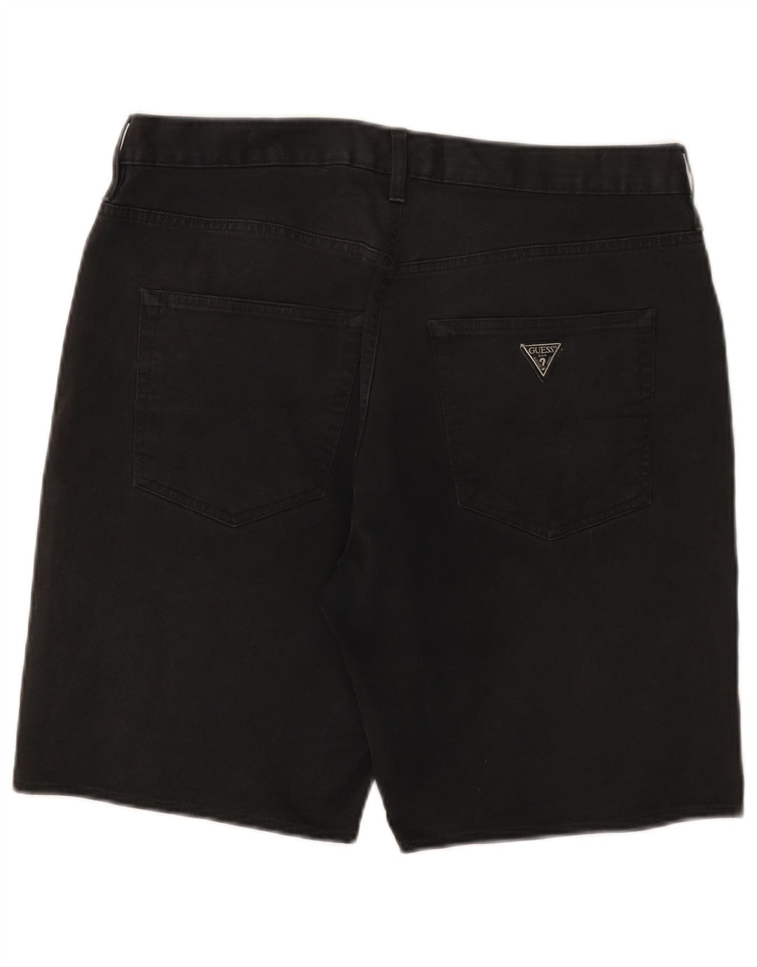 Guess Mens Denim Shorts W34 Large Black