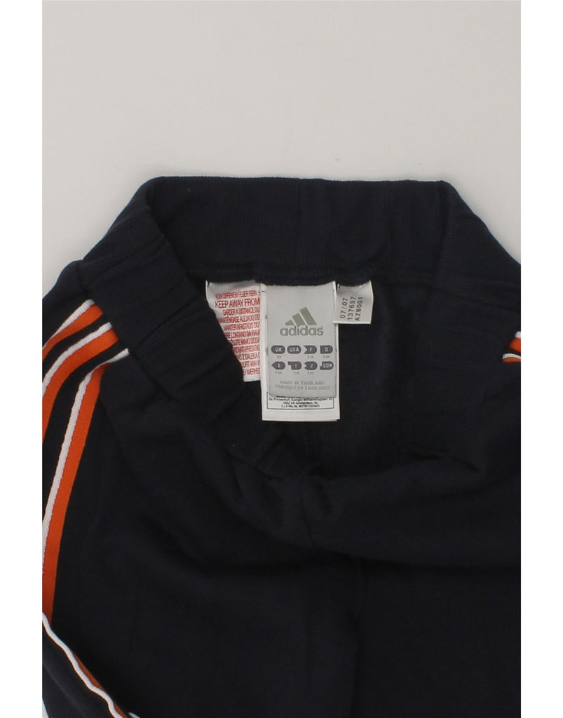 ADIDAS Boys Tracksuit Trousers 4-5 Years Navy Blue Cotton | Vintage Adidas | Thrift | Second-Hand Adidas | Used Clothing | Messina Hembry 