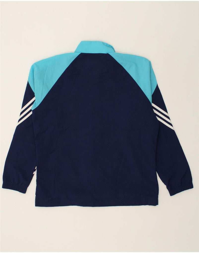 ADIDAS Mens Tracksuit Top Jacket Large Navy Blue Colourblock Polyester | Vintage Adidas | Thrift | Second-Hand Adidas | Used Clothing | Messina Hembry 