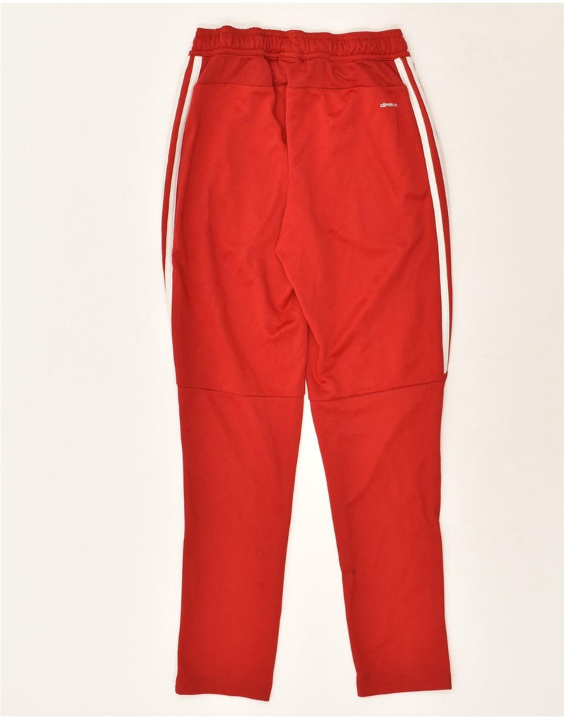 ADIDAS Boys Climacool Tracksuit Trousers 11-12 Years Red Polyester | Vintage Adidas | Thrift | Second-Hand Adidas | Used Clothing | Messina Hembry 