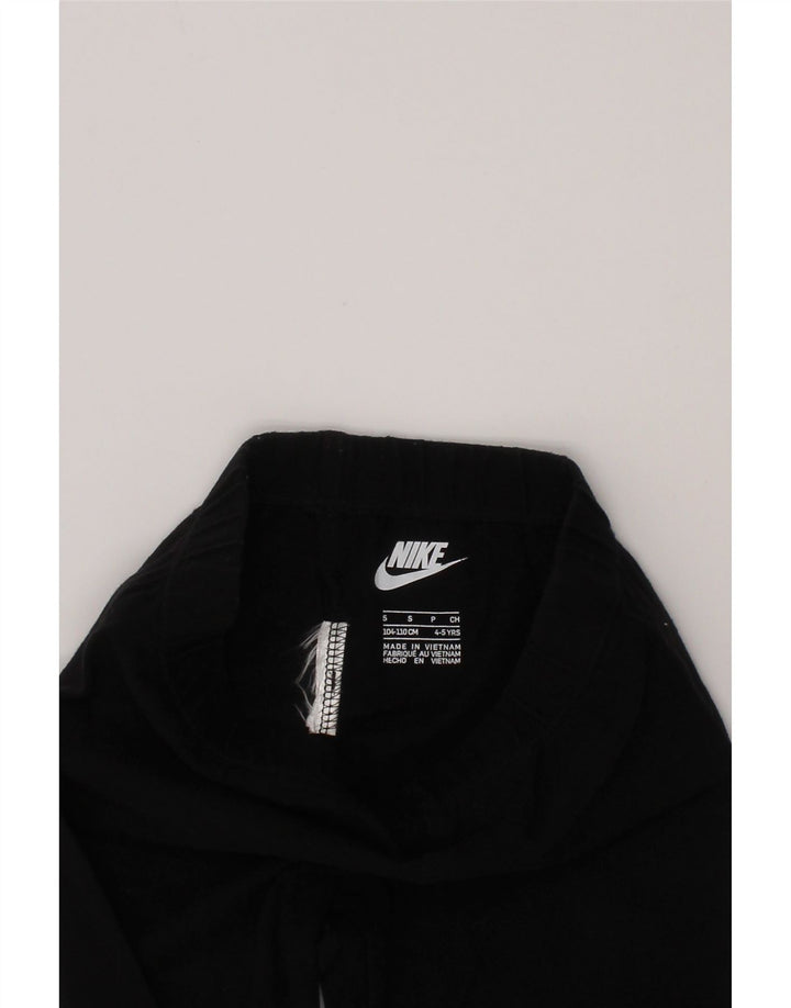 Nike Girls Graphic Leggings 4-5 Years Small Black