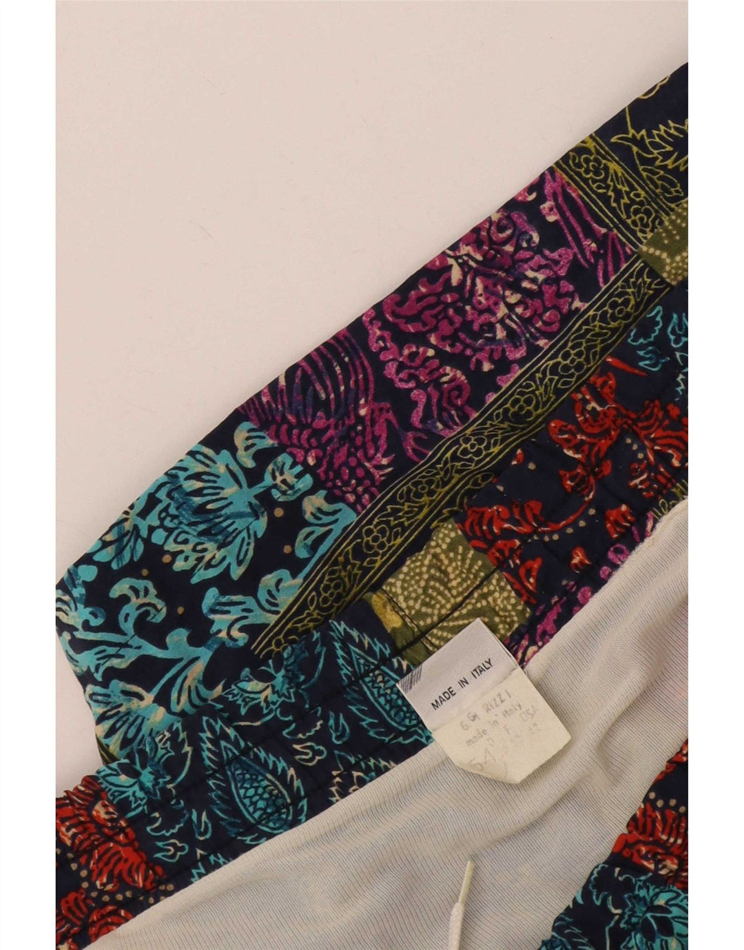 Gigi Rizzi Mens Swimming Shorts IT 54 2XL Multicoloured Patchwork