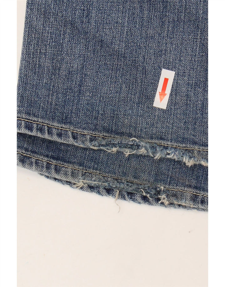 Guess Womens Bootcut Jeans W29 L34 Blue Cotton