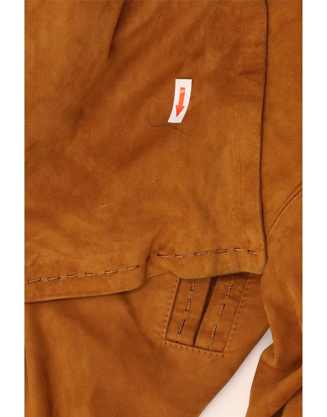 Vintage Womens Suede Jacket UK 14 Medium Brown Leather