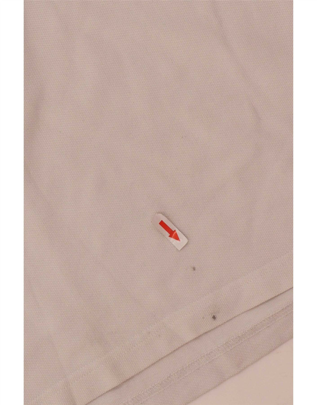 Massimo Dutti Mens Polo Shirt 2XL White Cotton