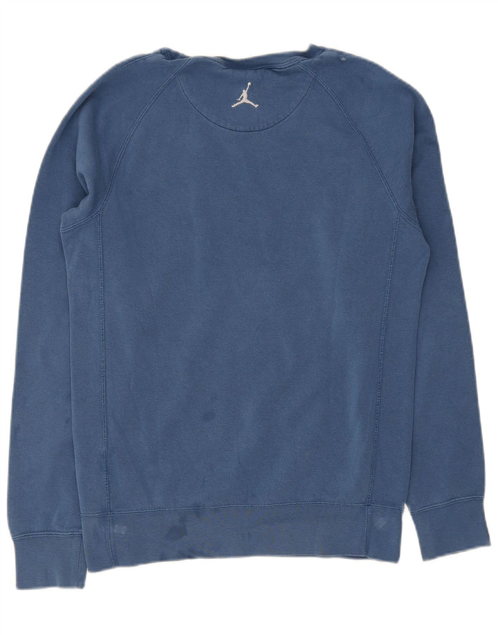 Nike Mens Graphic Sweatshirt Jumper Small Blue Cotton