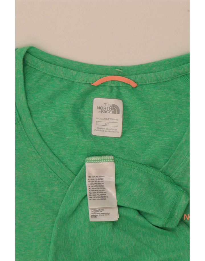 The North Face Womens T-Shirt Top UK 10 Small Green Polyester
