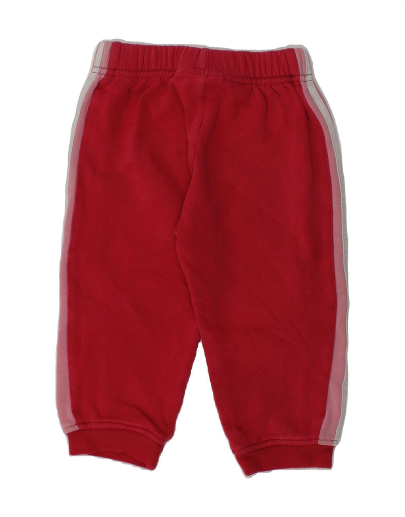 ADIDAS Baby Boys Joggers Tracksuit Trousers 18-24 Months Red Cotton | Vintage Adidas | Thrift | Second-Hand Adidas | Used Clothing | Messina Hembry 