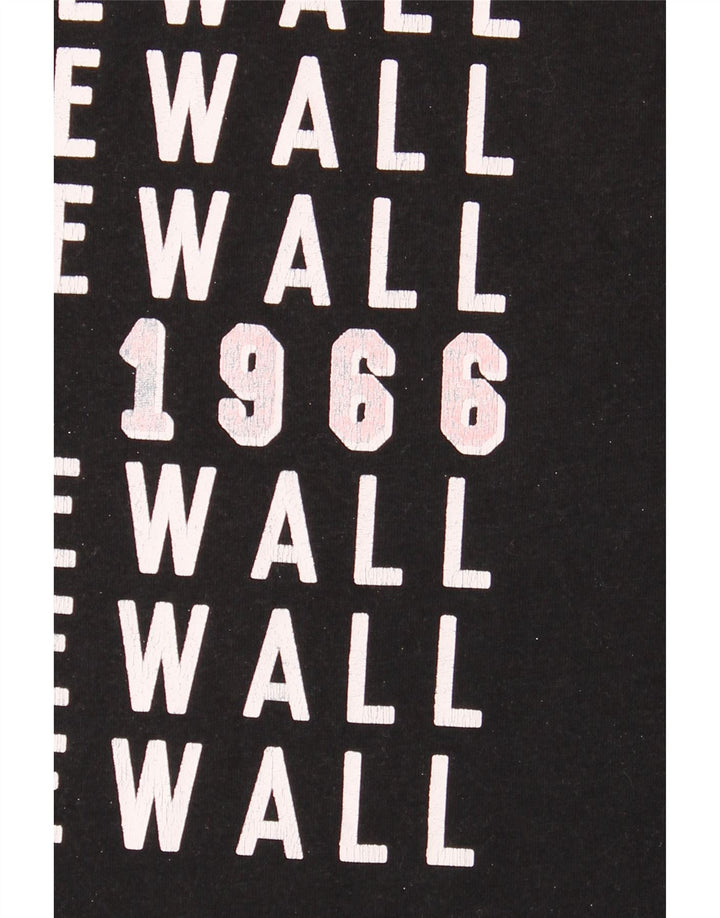Vans Womens Graphic T-Shirt Top UK 16 Large Black Polyester