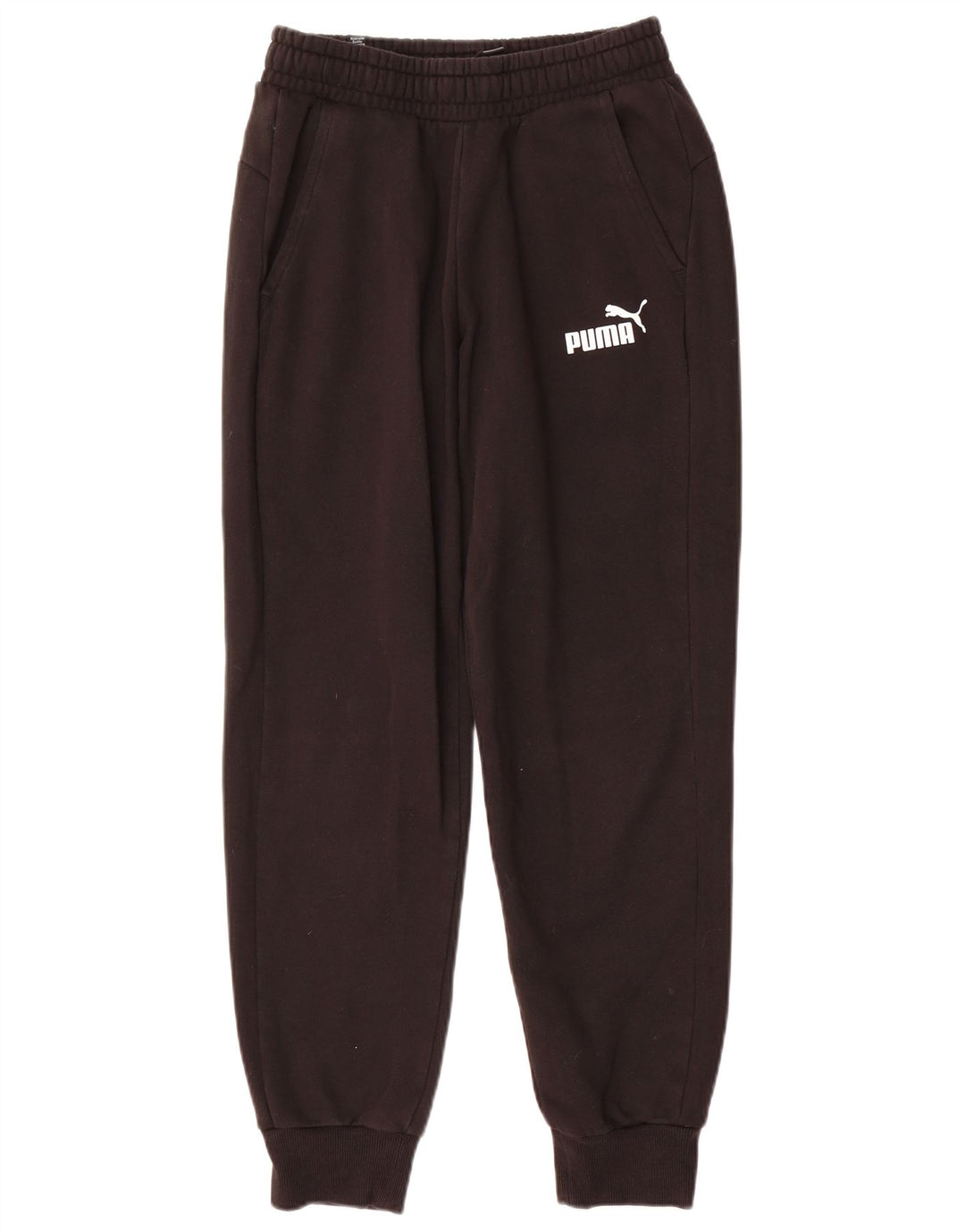Puma Mens Tracksuit Trousers Joggers Small  Black Cotton