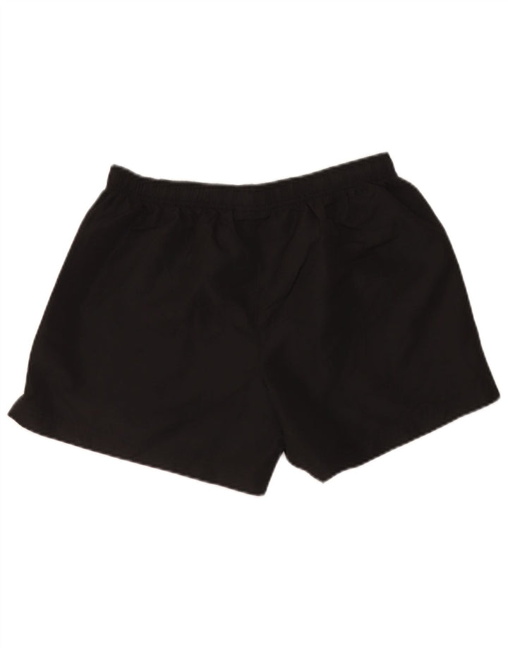 Champion Womens Sport Shorts UK 14 Large Black Polyester